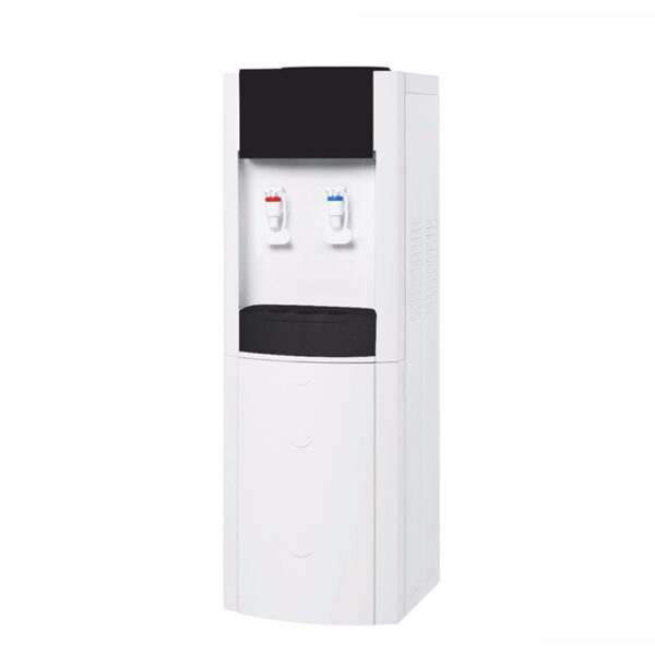 floor standing hot and cold water dispenser with compressor cooling - Image 2